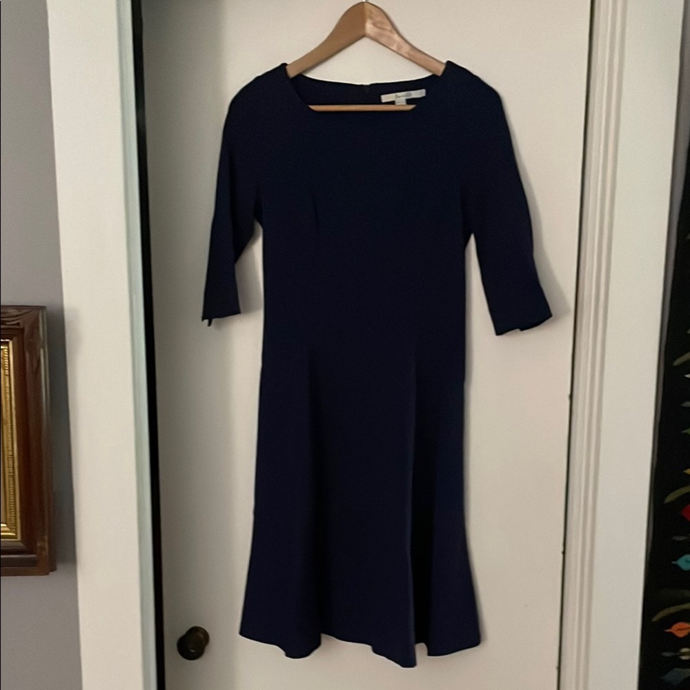 Elegant Navy Blue Dress